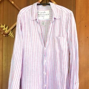 Frank & Eileen 100%linen shirt size Small